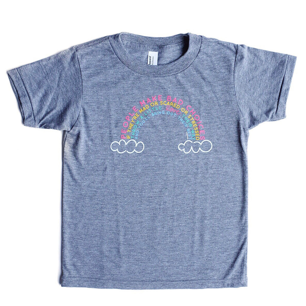 THROW A LITTLE LOVE KIDS GRAPHIC T-SHIRT BY EVERYKIND