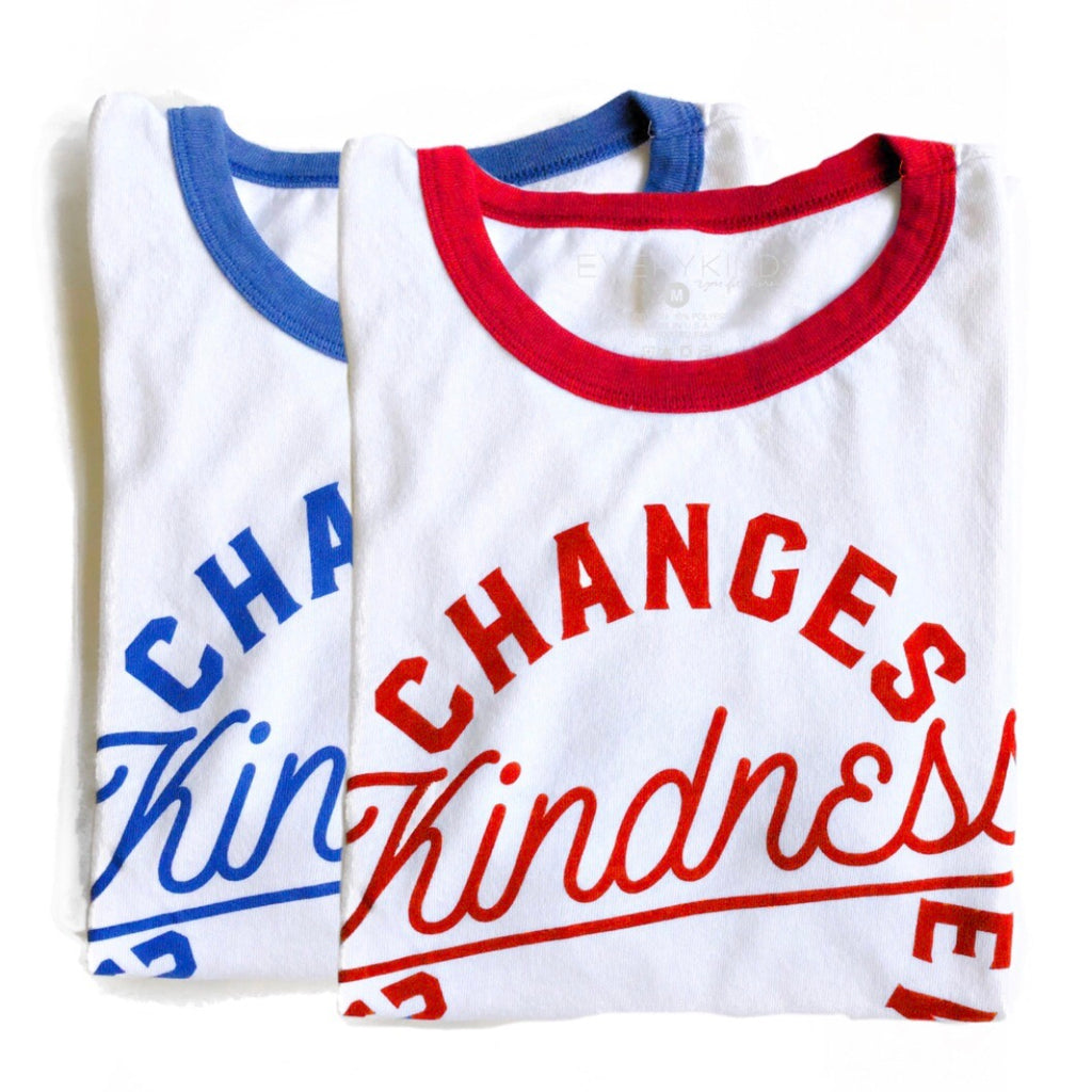 KINDNESS CHANGES EVERYTHING ADULT GRAPHIC T-SHIRT BY EVERYKIND