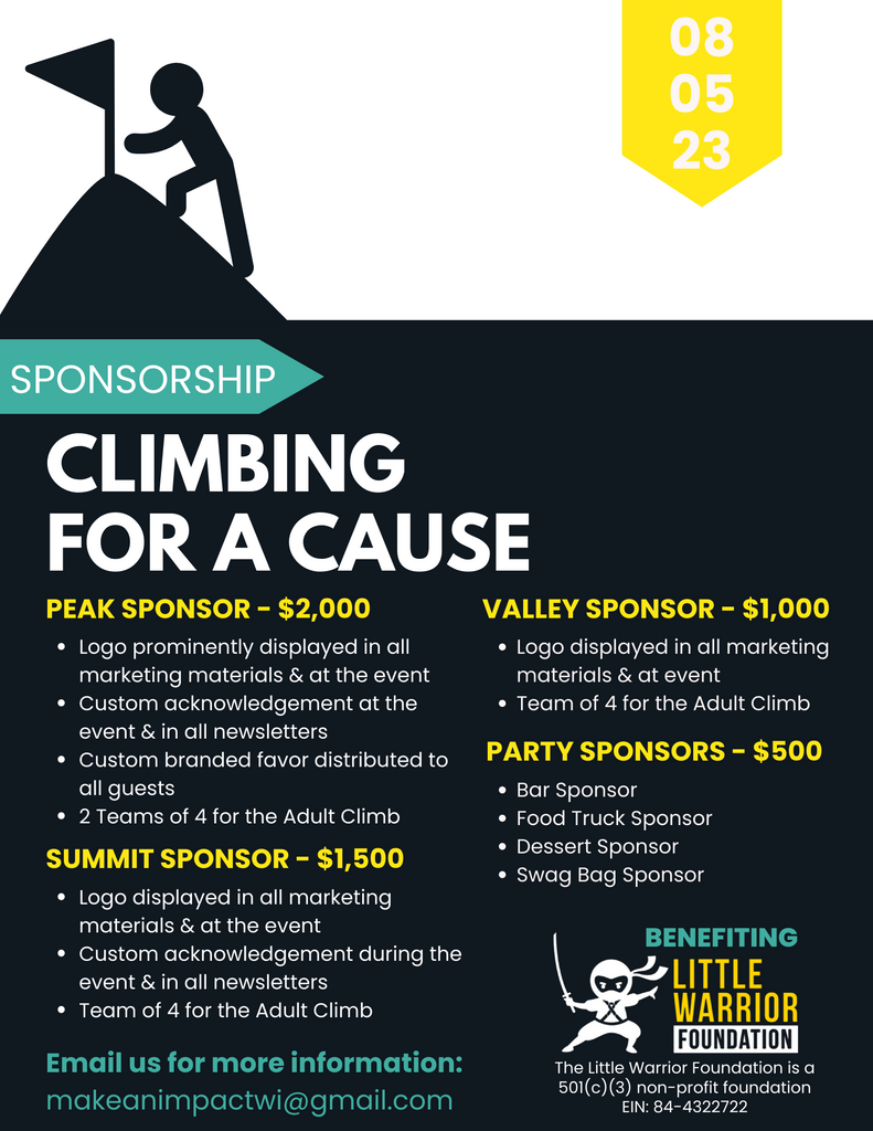 Climbing For A Cause - 4 Person Team Registration
