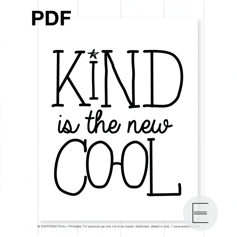 KIND IS THE NEW COOL PDF BY EVERYKIND