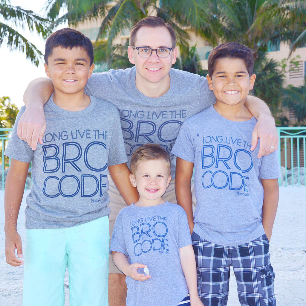 LONG LIVE THE BRO CODE KIDS GRAPHIC T-SHIRT BY EVERYKIND