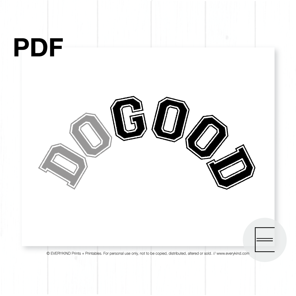 DO GOOD PDF BY EVERYKIND
