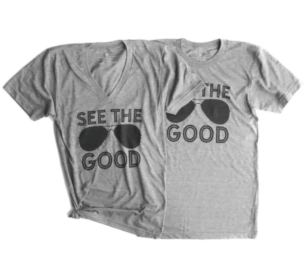 SEE THE GOOD ADULT GRAPIC T-SHIRT BY EVERYKIND