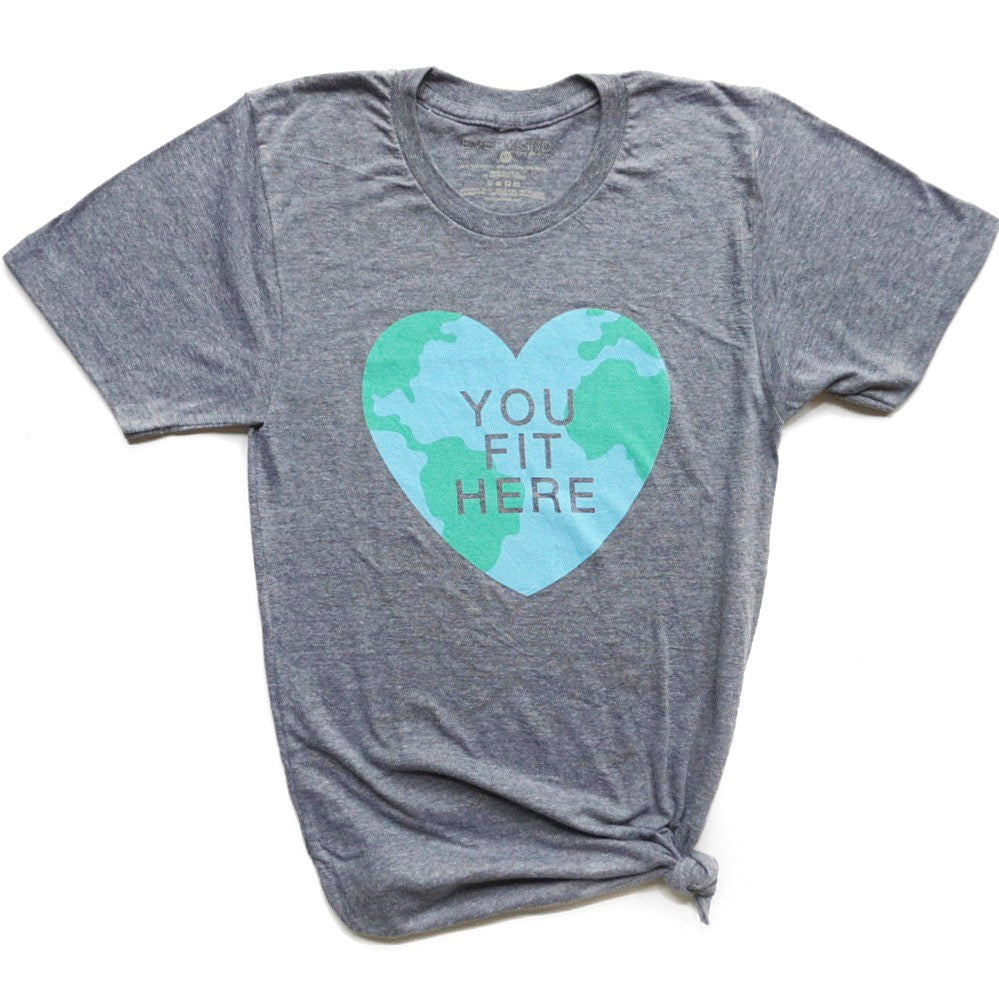 You Fit Here Adult Graphic T-Shirt by EVERYKIND